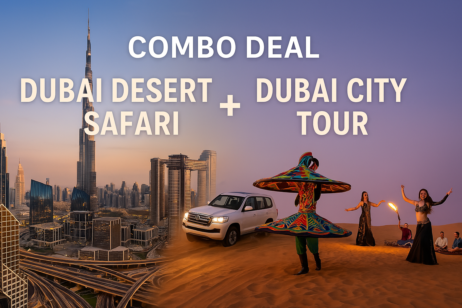 Best Combo Deal for Dubai Desert Safari & City Tour