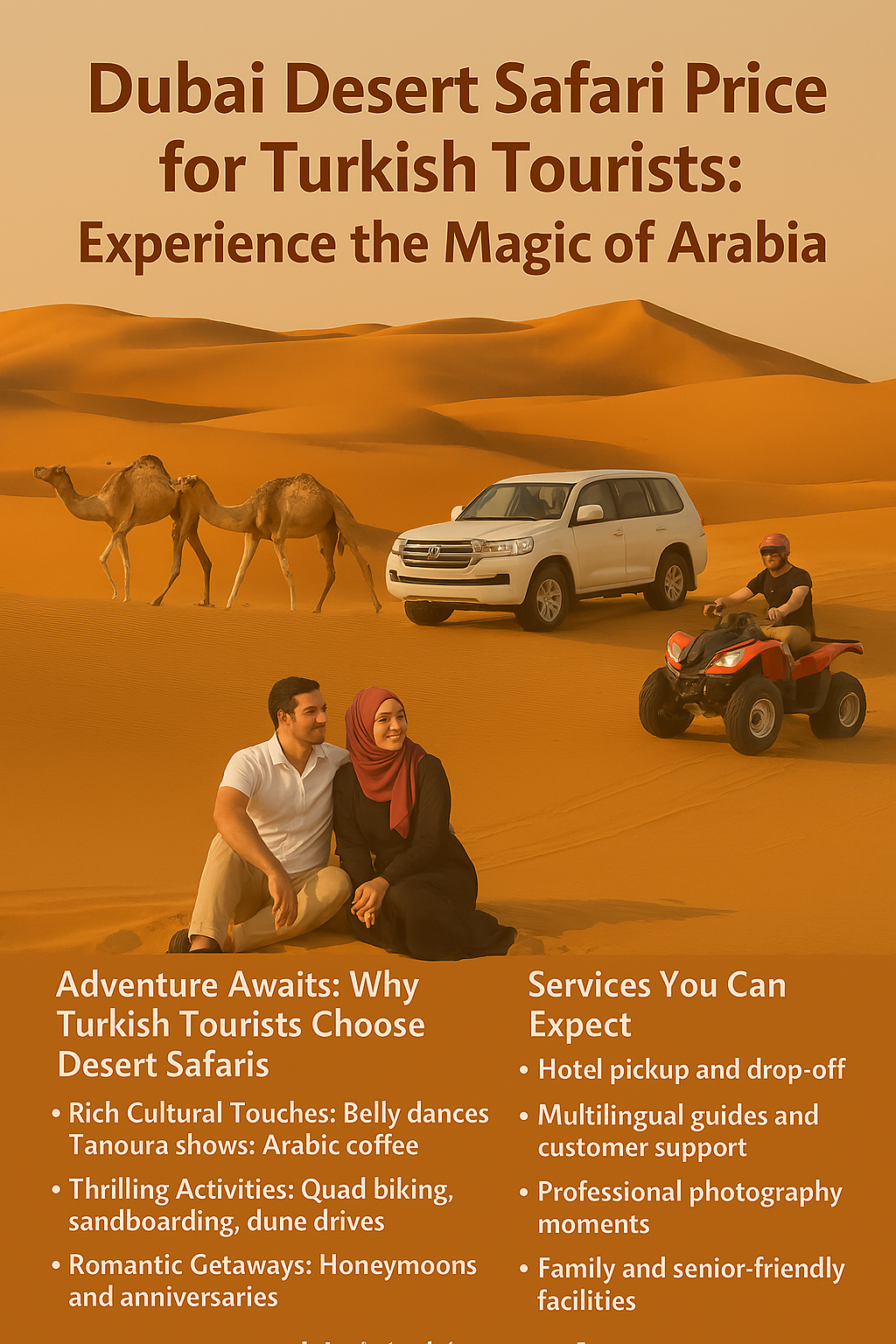 🐫 Dubai Desert Safari Price for Turkish Tourists